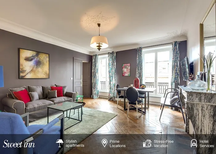 95m² 3 slaapkamer, 2 privé badkamer Appartement in 4th - The Marais